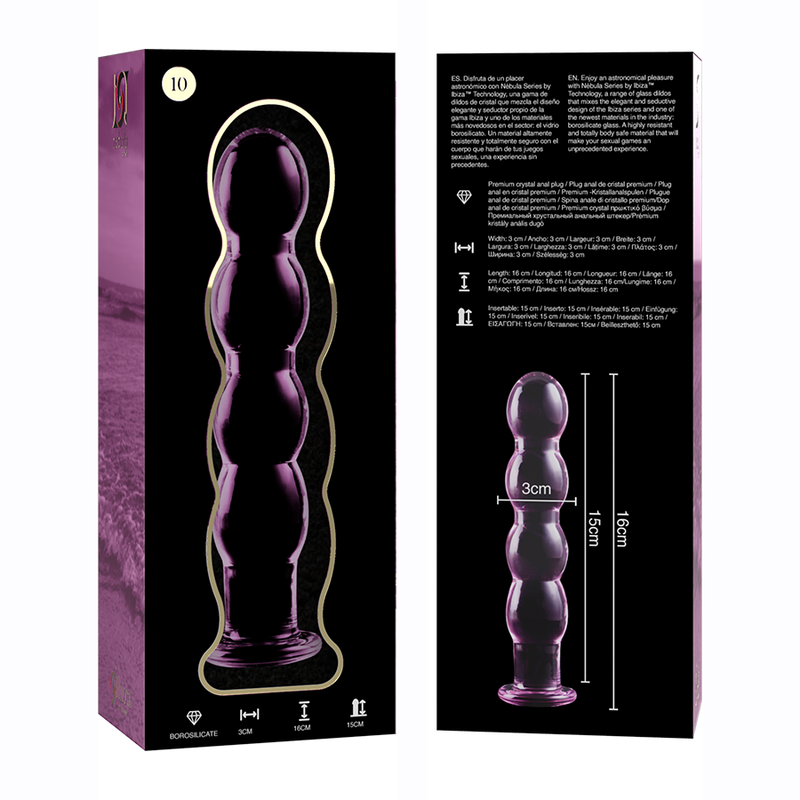 Nebula Series by Ibiza-Model 10 Dildo Cristallo 16.5 cm · Dildo & Stimolatori (imaginea 6)
