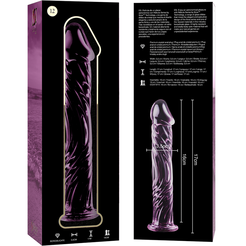 Nebula Series by Ibiza-Model 12 Dildo Cristallo 17 cm · Dildo & Stimolatori (immagine 5)