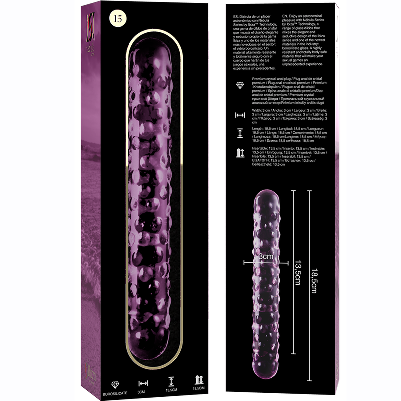 Nebula Series by Ibiza-Modello 15 Plug anale di Cristallo 30 Nebula Series by Ibiza-Modello 15 Plug anale di Cristallo · Dildo & Stimolatori (imaginea 6)