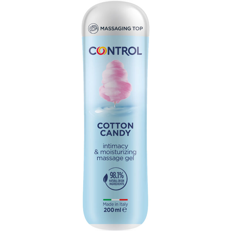 Control Lubes-Gel di massaggio Cotton Candy 3 in 1 200 ml