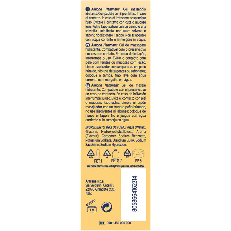 Control Lubes-Almond Hammam Massage Gel 3 in 1 200 ml 2 Control Lubes-Almond Hammam Massage Gel 3 in 1 200 ml · Lubrificanti (imaginea 2)