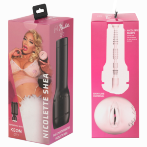 Kiiroo-Keon + Feel Nicolette Shea Stroker + Aqua Quality · Masturbatori (imaginea 10)