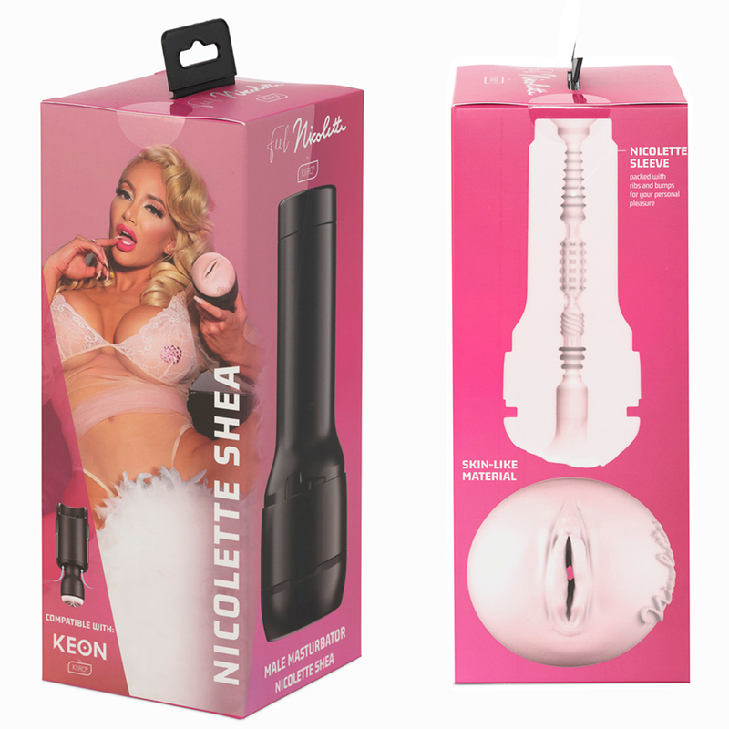 Kiiroo-Keon + Feel Nicolette Shea Stroker + Aqua Quality · Masturbatori (imaginea 10)