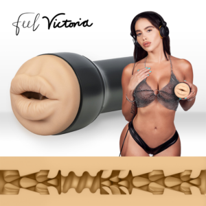 Kiiroo-Feel Victoria June Mouth Stroker-TPE · Masturbatoare