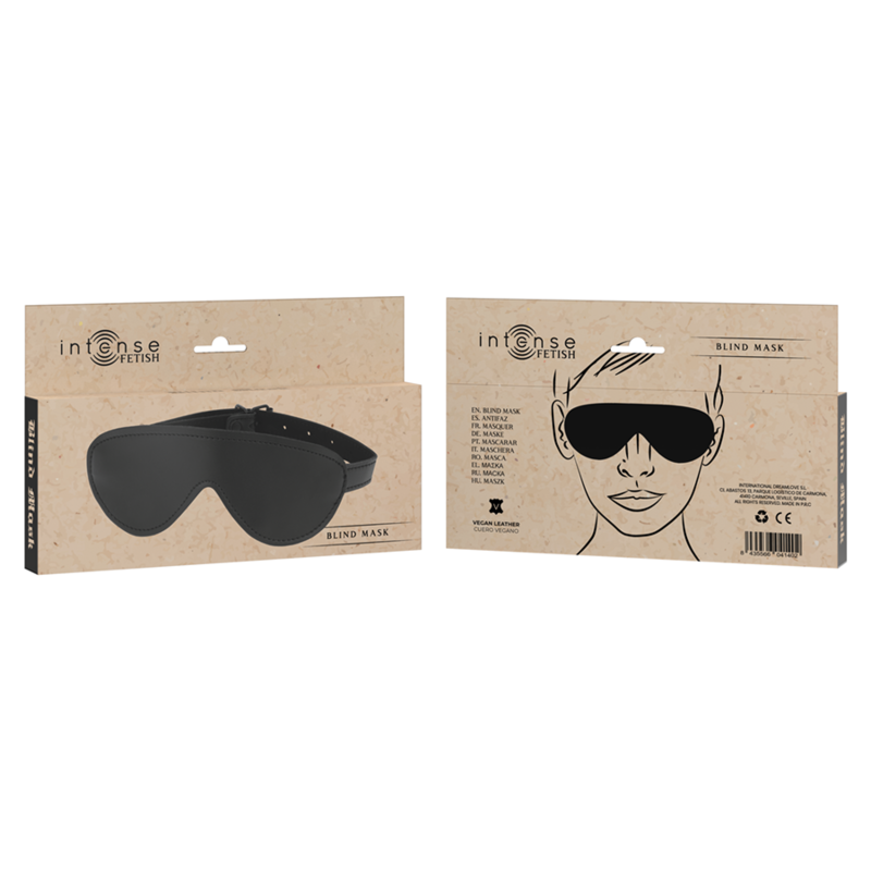 Intense Fetish-Maschera per gli occhi vegana-pelle ecologica, impermeabile 3 Intense Fetish-Maschera per gli occhi vegana-pelle ecologica, impermeabile · Bondage & Manette (imaginea 3)