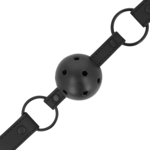 Intense Fetish-Gag con la Palla di Pelle Vegan-Waterproof 9 Intense Fetish-Gag con la Palla di Pelle Vegan-Waterproof · Bondage & Manette (imaginea 4)
