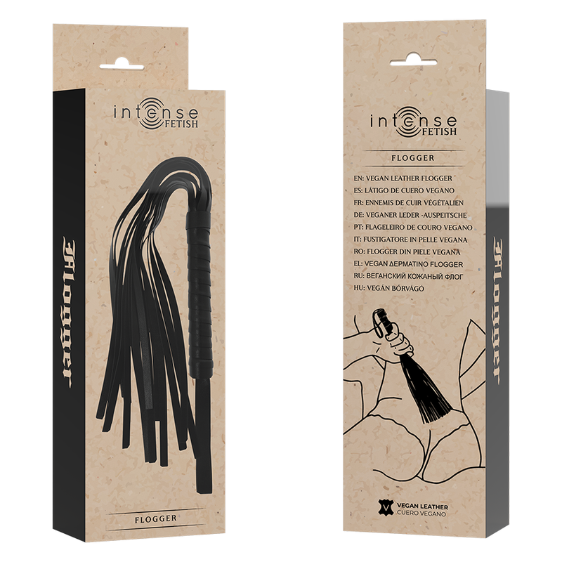 Intense Fetish-Flogger di Pelle Vegana · Accessori BDSM (imaginea 5)