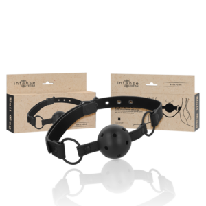 Intense Fetish-Gag con la Palla di Pelle Vegan-Waterproof