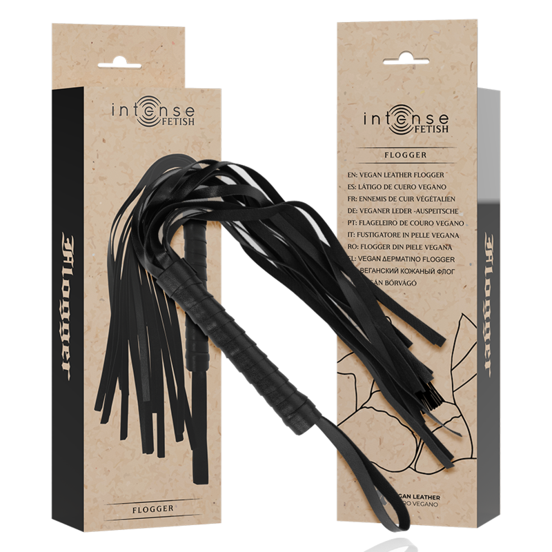 Intense Fetish-Flogger di Pelle Vegana
