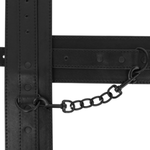Intense Fetish-Polsini per caviglie in pelle vegana · Accessori BDSM (imaginea 4)