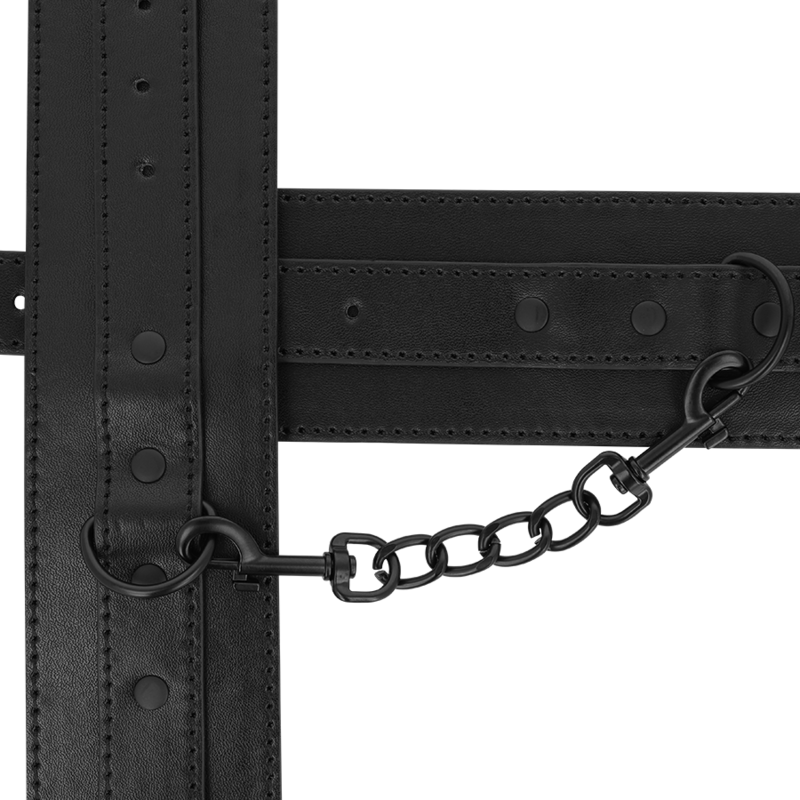 Intense Fetish-Polsini per caviglie in pelle vegana · Accessori BDSM (imaginea 4)