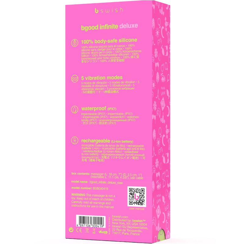 B Swish-Bgood Infinite Deluxe Vibratore Ricaricabile Silicone 4 B Swish-Bgood Infinite Deluxe Vibratore Ricaricabile Silicone · Vibratori (imaginea 4)