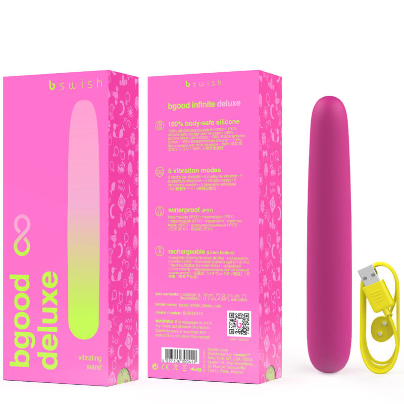 B Swish-Bgood Infinite Deluxe Vibratore Ricaricabile Silicone 3 B Swish-Bgood Infinite Deluxe Vibratore Ricaricabile Silicone · Vibratori (imaginea 3)