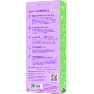 B Swish-Bgee Heat Infinite Deluxe Vibratore Ricaricabile · Vibratori (imaginea 3)