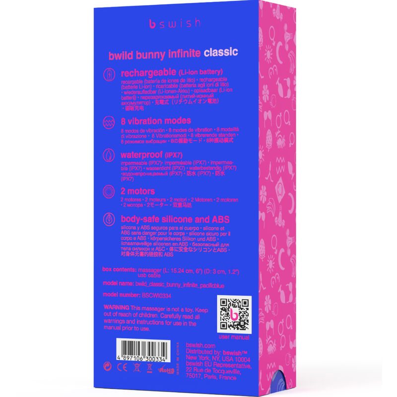 B Swish-Bwild Bunny Infinite Classic Vibratore Ricaricabile · Vibratori (immagine 8)
