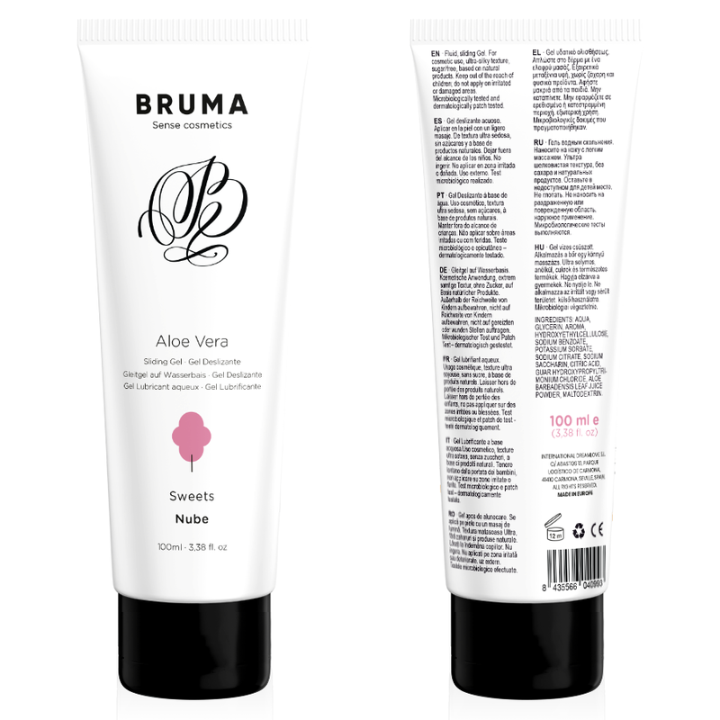 Bruma-Gel Lubrificante Aloe Vera Sweets Flavor 100 ml 1 Bruma-Gel Lubrificante Aloe Vera Sweets Flavor 100 ml · Lubrificanti