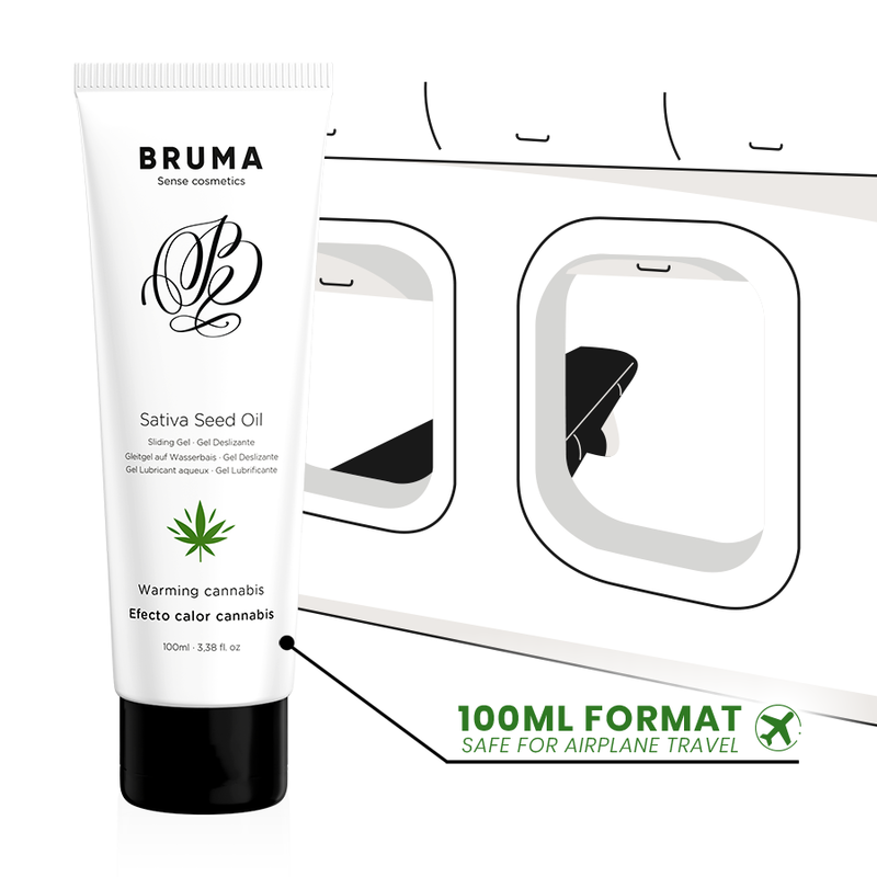 Bruma-Gel Lubrificante Riscaldatore con Olio di Semi Sativa · Lubrificanti (immagine 5)