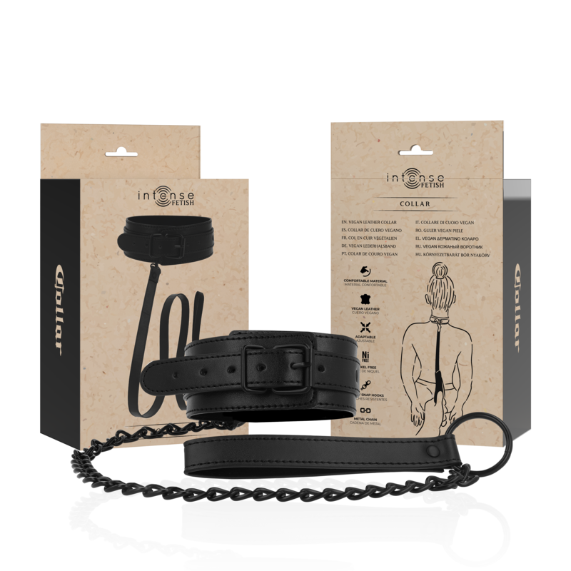 Intense Fetish-Collana in pelle vegana 1 Intense Fetish-Collana in pelle vegana · Bondage & Manette