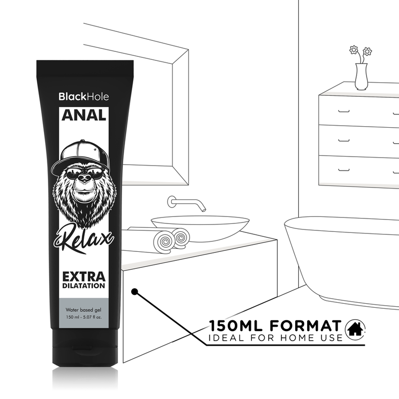 Black Hole-Gel anale rilassante per la dilatazione a base d'acqua 150 ml · Lubrificanti (imaginea 5)