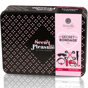 Secretplay 100% Fetish-Set Bdsm 6 Piese Red Collection-Piele · Accesorii BDSM