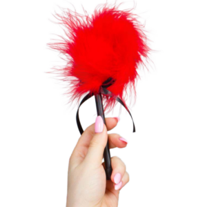Secretplay 100% Fetish-Duster di Pene Marabou Rosso