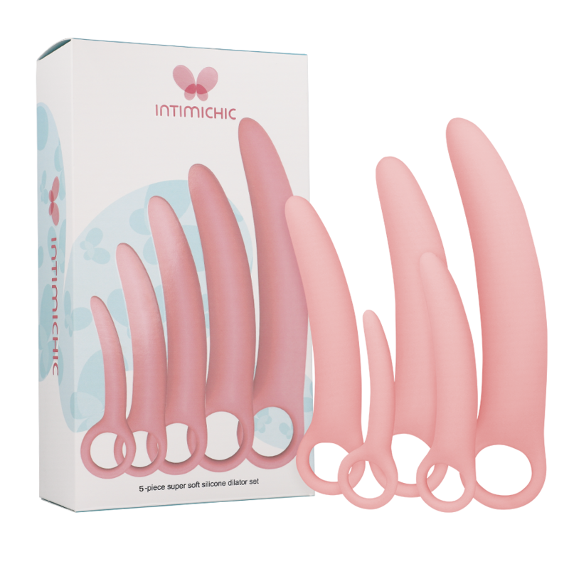 Intimichic-Set di dilatatori in silicone, 5 pezzi · Giocattoli anali (immagine 2)