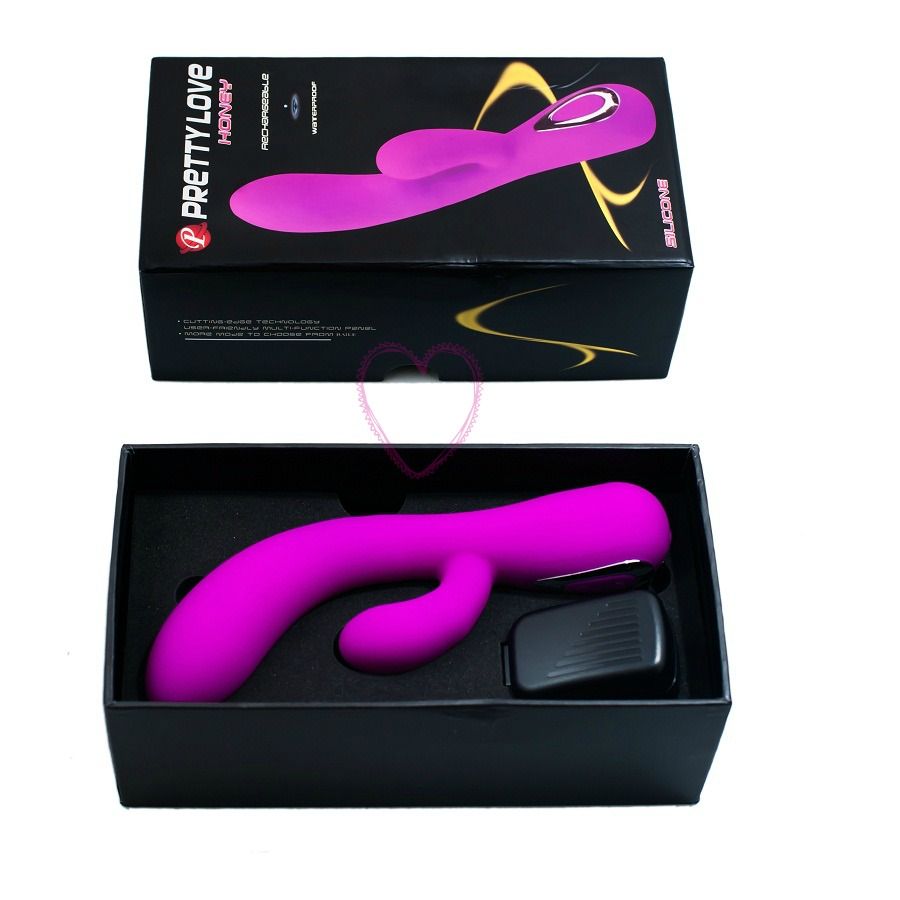 High Tech-Smart Honey Vibrator-Silicone, 10 velocità, Ricaricabile 3 High Tech-Smart Honey Vibrator-Silicone, 10 velocità, Ricaricabile — PRETTY LOVE · Vibratori (imaginea 3)