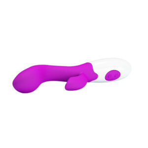 High Tech-Flirtation Brighty Vibrator Verde e Bianco-Silicone, 12 — PRETTY LOVE · Vibratori (imaginea 2)