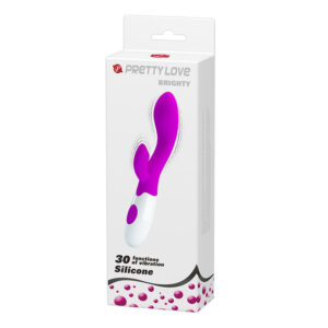 High Tech-Flirtation Brighty Vibratore Verde e Bianco-Silicone, 12 — PRETTY LOVE · Vibratori (immagine 3)