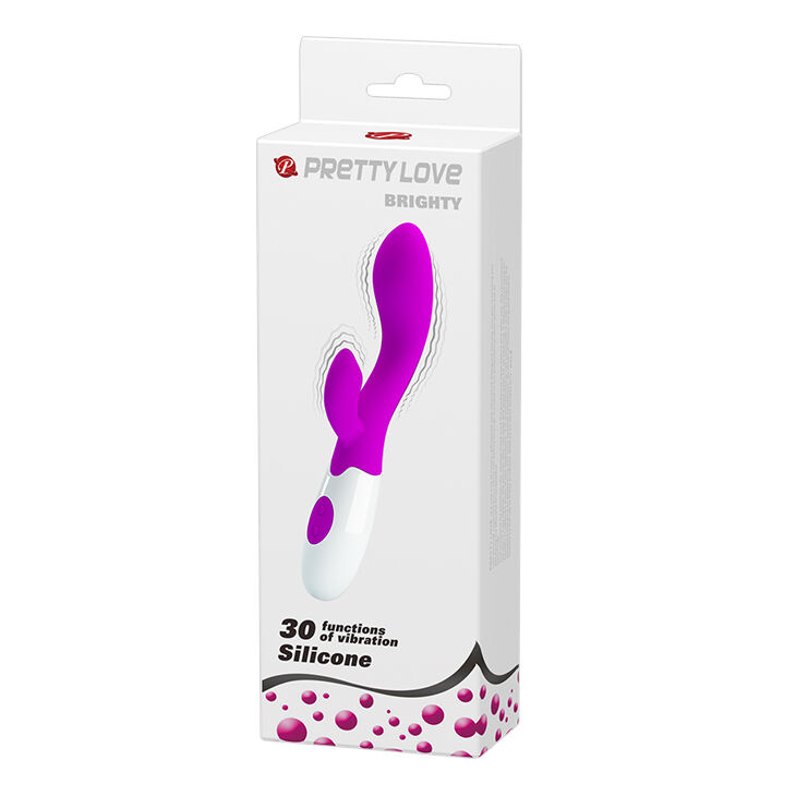 High Tech-Flirtation Brighty Vibratore Verde e Bianco-Silicone, 12 — PRETTY LOVE · Vibratori (immagine 3)
