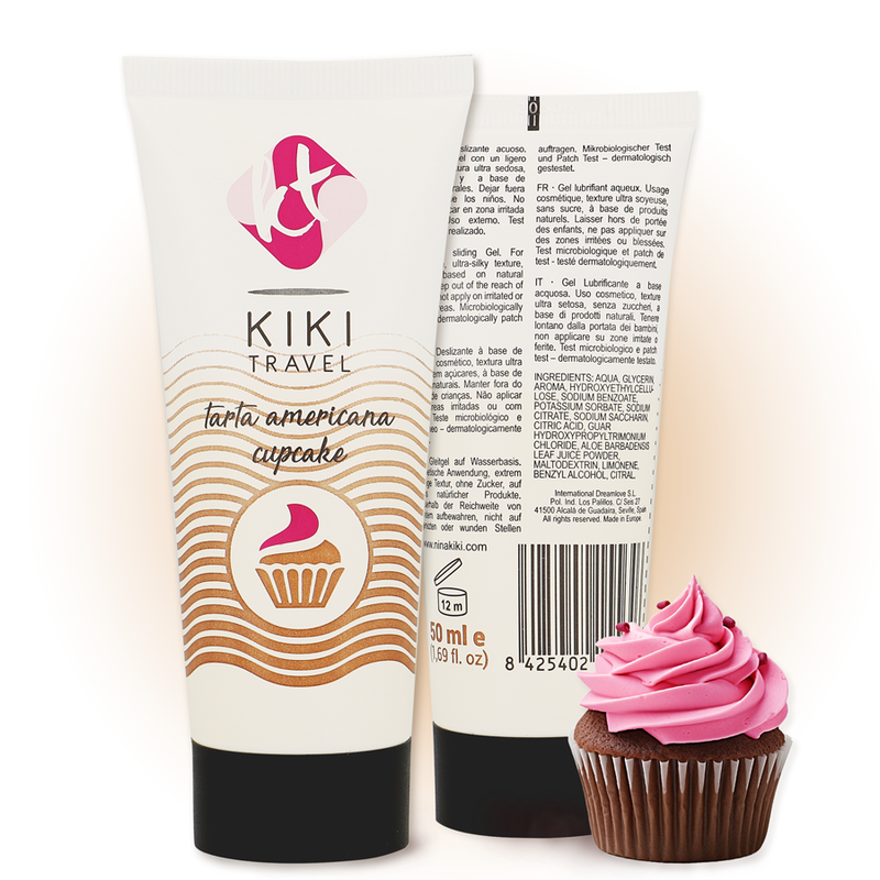 Kikí Travel-Gel Lubrificante Aroma Cupcake Torta Americana 50 Ml — KIKÍ TRAVEL · Lubrificanti (imaginea 9)