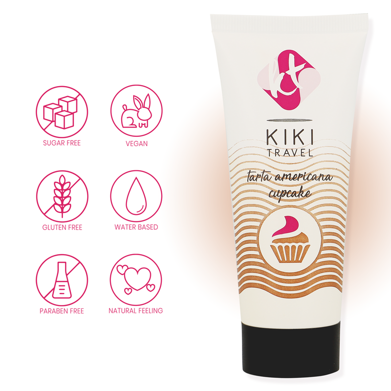 Kikí Travel-Gel Lubrificante Aroma Cupcake Torta Americana 50 Ml — KIKÍ TRAVEL · Lubrificanti (imaginea 7)