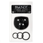 Basix Rubber Works-Imbracatura Universal con 3 Anelli in Silicone — PIPEDREAMS · Strap-on & Imbracature