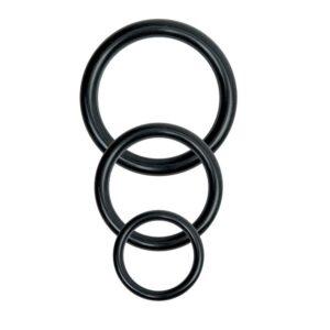 Basix Rubber Works-Imbracatura Universal con 3 Anelli in Silicone 5 Basix Rubber Works-Imbracatura Universal con 3 Anelli in Silicone — PIPEDREAMS · Strap-on & Imbracature (imaginea 2)