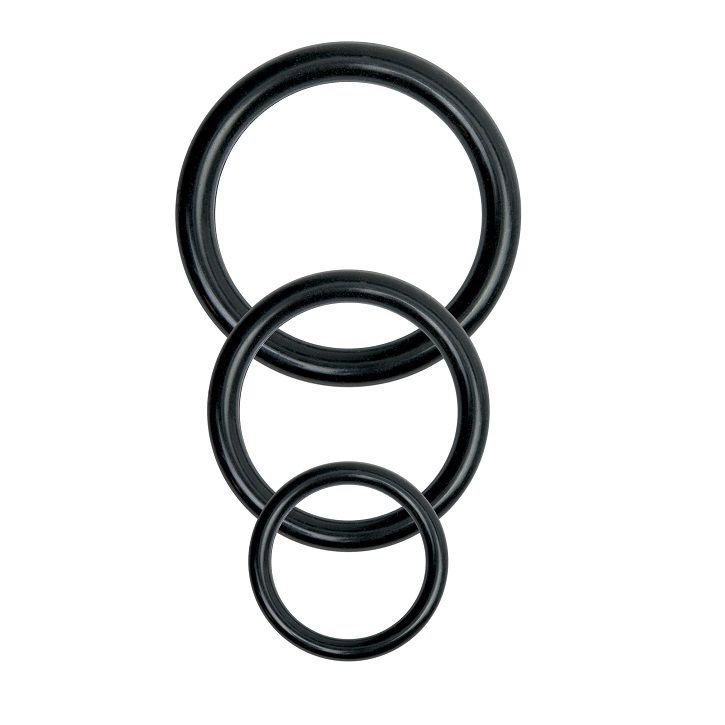 Basix Rubber Works-Imbracatura Universal con 3 Anelli in Silicone 2 Basix Rubber Works-Imbracatura Universal con 3 Anelli in Silicone — PIPEDREAMS · Strap-on & Imbracature (imaginea 2)