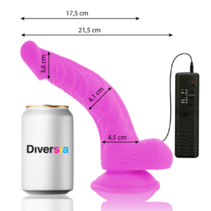 Diversia-Dildo Vibratore Flessibile Viola 21.5 cm - 4.5 cm-TPE 12 Diversia-Dildo Vibratore Flessibile Viola 21.5 cm - 4.5 cm-TPE · Vibratori (imaginea 5)