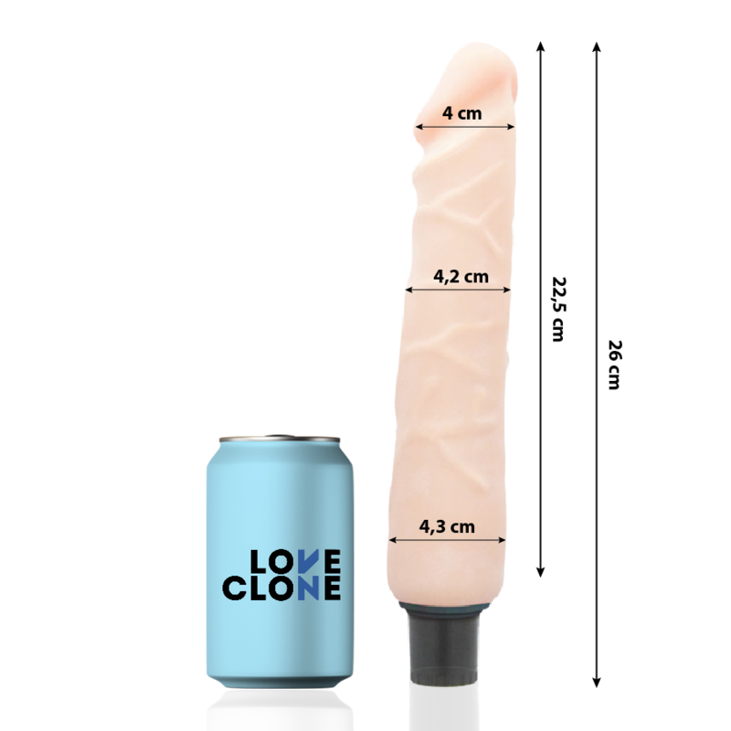 Loveclone-Jansen Vibratore con Autolubrificazione 26 Cm - Ø 4.2 Cm-TPR 2 Loveclone-Jansen Vibratore con Autolubrificazione 26 Cm - Ø 4.2 Cm-TPR · Vibratori (imaginea 2)