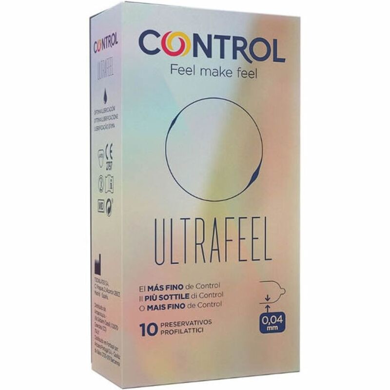 Control Condoms-Adatta Finissimo Ultrafeel 10 Units-Latex