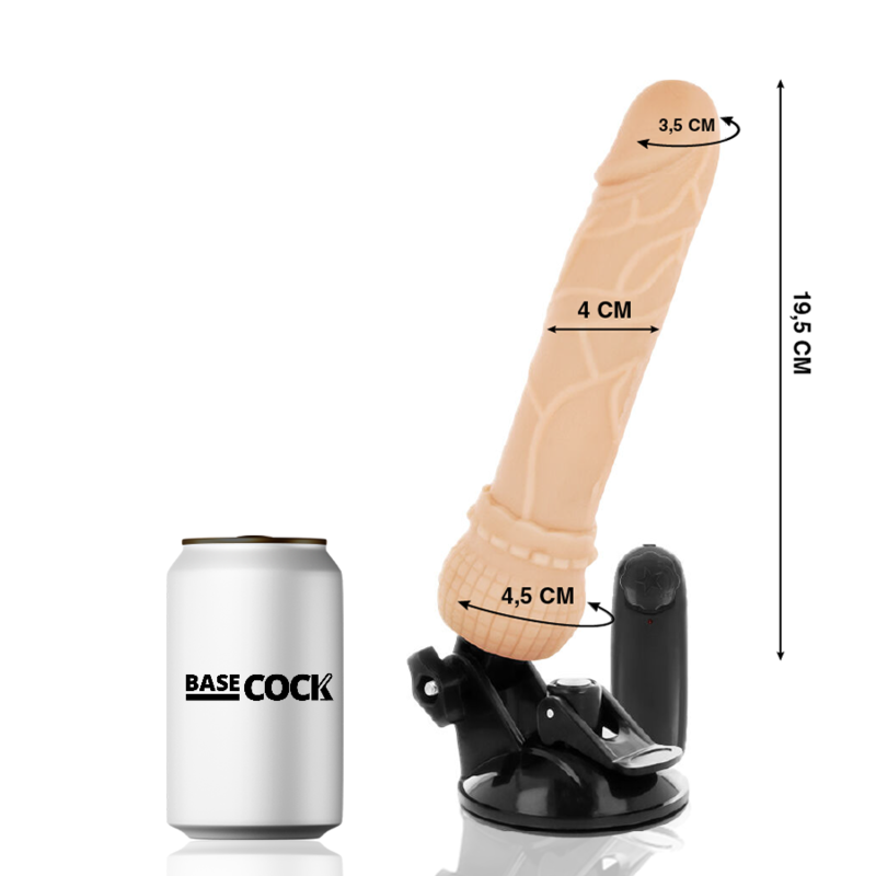 Basecock-Vibratore Realistico in TPE con Telecomando 19.5 cm 19 Basecock-Vibratore Realistico in TPE con Telecomando 19.5 cm · Vibratori (imaginea 2)