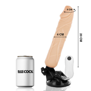 Basecock-Vibratore Realistico con Telecomando, 20 cm · Vibratori (imaginea 2)