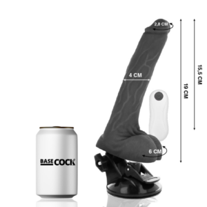 Basecock-Vibratore Realistico con Telecomando 19 x 4 cm · Vibratori (imaginea 2)