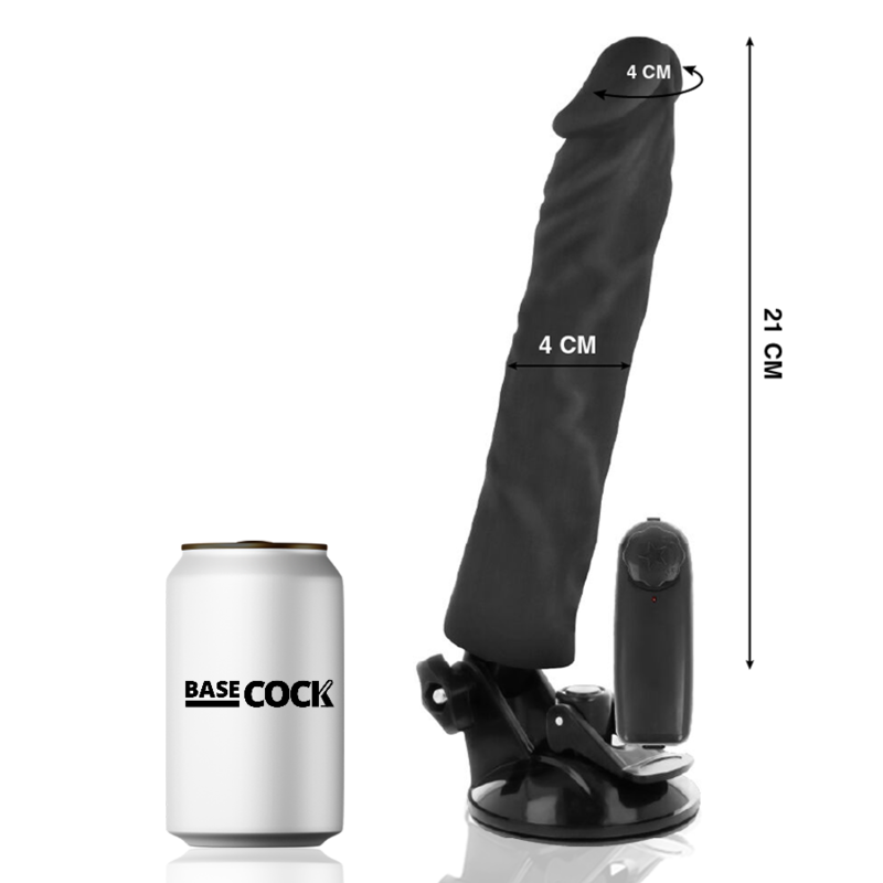 Basecock-Vibratore Realistico con Telecomando 21 cm, TPE · Vibratori (imaginea 2)