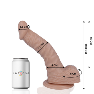Mr. Intense Dildos-18 Dildo Realist 19.8 Cm -o- 3.2 Cm-PVC