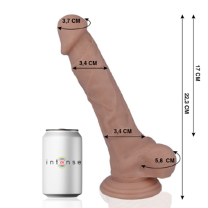 Mr. Intense Dildos-28 Dildo Realistico 22.3 Cm -o- 3.4 Cm-PVC