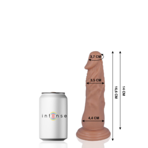 Mr. Intense Dildos-Dildo Realist 16.6 Cm X 4.4 Cm-PVC, Ventosa