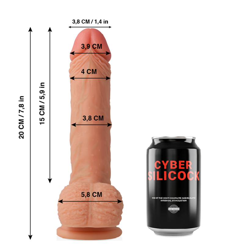 Cyber Silicock-Freeman Ultra Realist Silicone Liquido Morbido 20 4 Cyber Silicock-Freeman Ultra Realist Silicone Liquido Morbido 20 · Dildo & Stimolatori (imaginea 4)