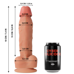 Cyber Silicock-Oliver Ultra Realistic Soft Liquid Silicone 19 cm