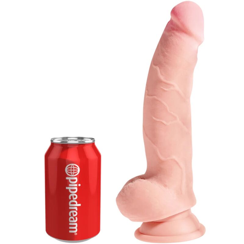 King Cock-Dildo a Tripla Densità 18.4 cm-Ventosa
