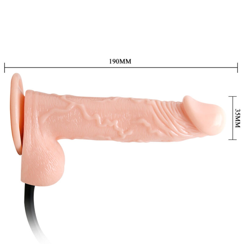 Baile Dildos-Dildo Realistico Gonfiabile con Ventosa 15 Cm-TPR, Ventosa · Dildo & Stimolatori (immagine 3)