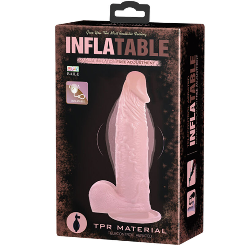Baile Dildos-Dildo Realistico Gonfiabile con Ventosa 15 Cm-TPR, Ventosa · Dildo & Stimolatori (immagine 2)